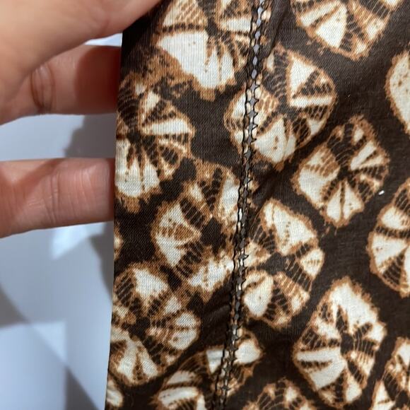 MICHAEL Michael Kors Longline Tunic Brown Printer Longsleeves - Picture 4 of 7